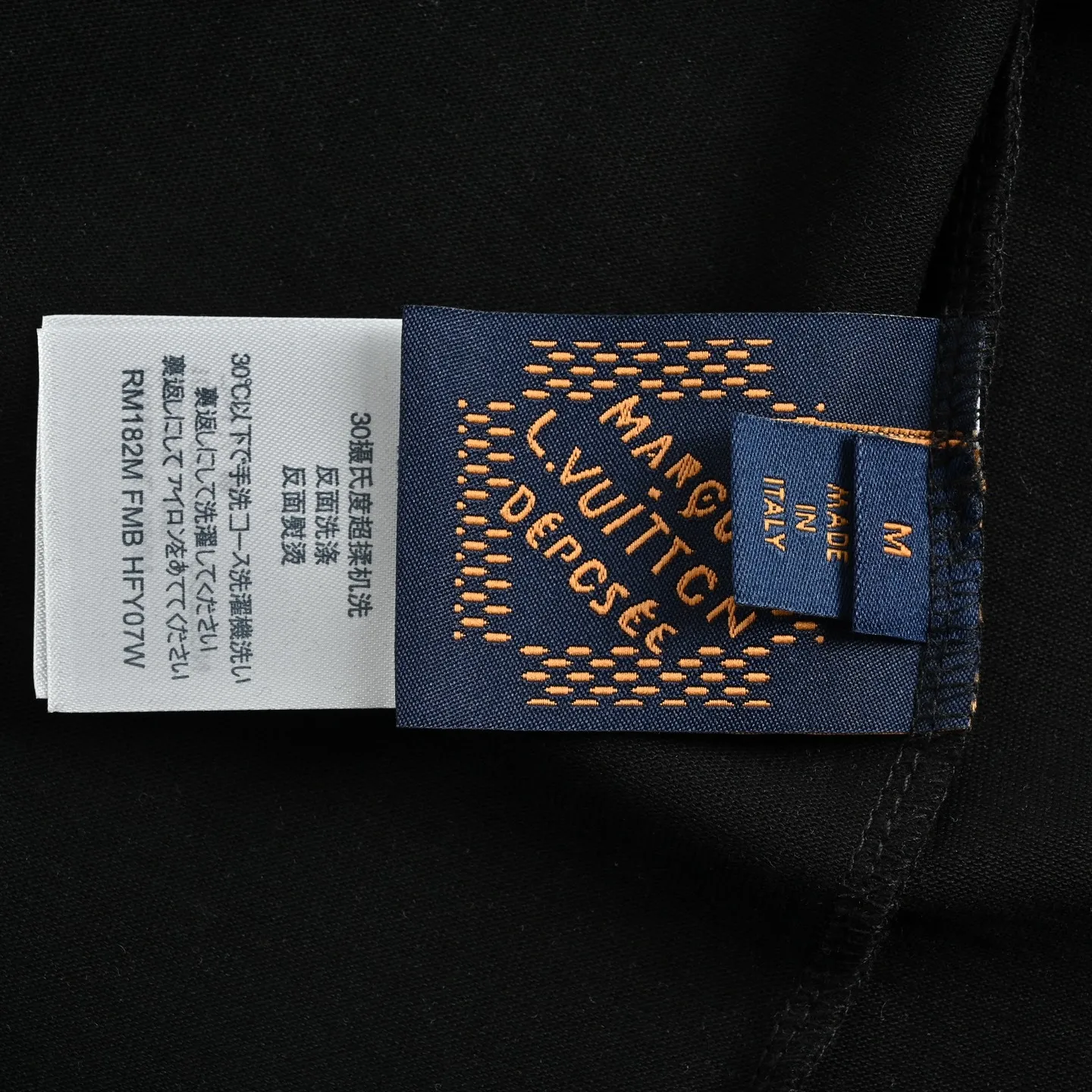 Louis Vuitton/Louis Vuitton small label printed letter embroidered short sleeves